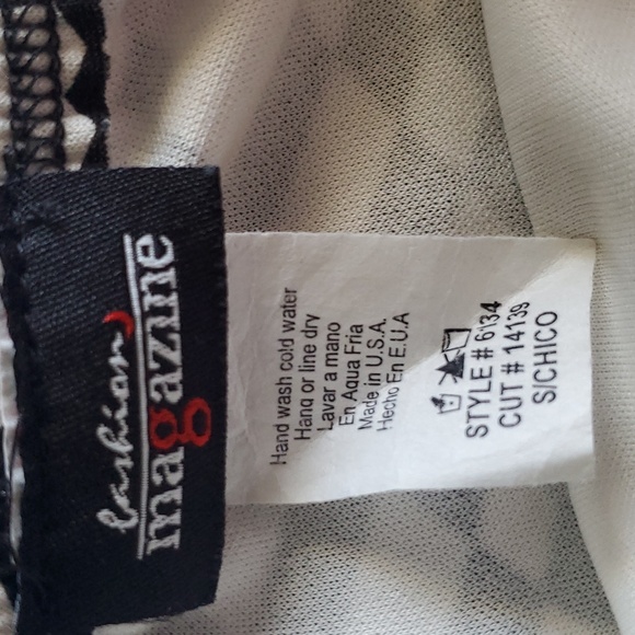 Fashion Magazine size S Beige with Black lines - Picture 8 of 8